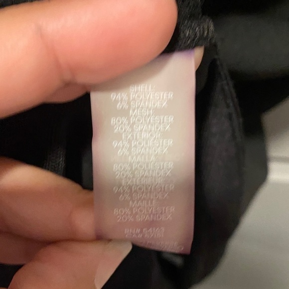 Calvin Klein Black Midi Dress | Size 20W | Sheer Hem | Timeless Elegance - Picture 6 of 10